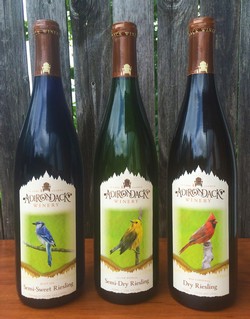 Adirondack Winery Riesling Trio